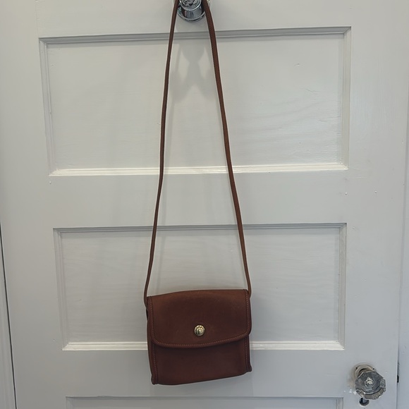 Women's Vintage Coach Chrystie Crossbody Leather Bag in Chestnut Brown, OS - Picture 6 of 6